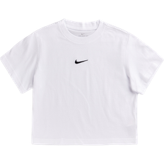 XS T-shirts Children's Clothing Nike Older Kid's Sportswear T-shirt - White/Black (DH5750-100)