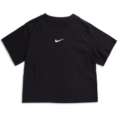 M T-shirts Children's Clothing Nike Older Girl's Sportswear T-shirt - Black/White (DH5750-010)