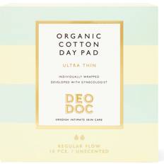 Med vinger Bind DeoDoc Organic Cotton Day Pad 10-pack