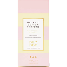 Uparfymerte Tamponger DeoDoc Organic Cotton Tampons Super 14-pack