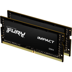 SO-DIMM DDR4 RAM minne Kingston Fury Impact Black DDR4 3200MHz 2x8GB (KF432S20IBK2/16)