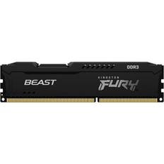 Kingston 4 GB - DDR3 RAM minne Kingston Fury Beast Black DDR3 1600MHz 4GB (KF316C10BB/4)