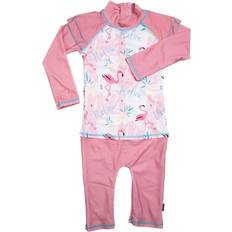 Babyer UV-drakter Swimpy UV Suit Flamingo - Pink