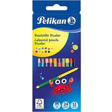 Pelikan Stifte Pelikan Buntstifte Bicolur Coloured Pencils 12-pack