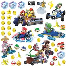 Wall Decor RoomMates Mario Kart 8 Peel and Stick Wall Decals