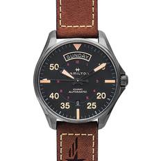 Hamilton Men Wrist Watches Hamilton Khaki Aviation Day Date Auto (H64605531)