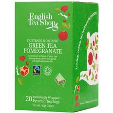 Te English Tea Shop Green Tea Pomegranate 40g 20st