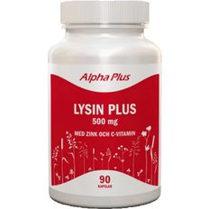 C-vitaminer Aminosyrer Alpha Plus Lysine Plus 500mg 90 st
