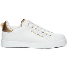 Dolce & Gabbana Sneakers Dolce & Gabbana Calfskin Nappa Portofino W - White/Gold