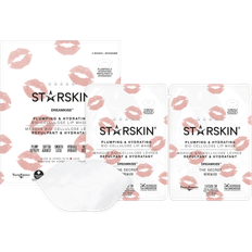 Pleiende Leppemasker Starskin Dreamkiss Plumping & Hydrating Bio-Cellulose Lip Mask 2-pack