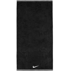 Handtücher Nike Fundamental Badezimmerhandtuch Schwarz (120x60cm)