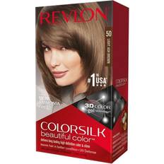 Sonnenschutz Permanente Haarfarben Revlon ColorSilk Beautiful Color #50 Light Ash Brown 130ml