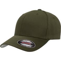 Flexfit Wooly Combed Cap Unisex - Olive Green