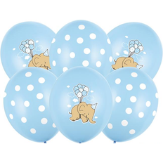 PartyDeco Latex Ballons Elephant 6-pack