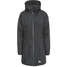 Trespass Women's Waterproof Jacket Long Length Daytrip - Black
