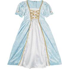 Turkis Kostymer & Klær Den Goda Fen Kid's Princess Dress Velvet Light Blue