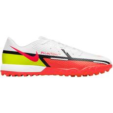Artificial Grass (AG) - Nike Phantom Soccer Shoes Nike Phantom GT2 Academy TF - White/Volt/Black/Bright Crimson