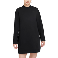 Dresses Nike Sportswear Tech Fleece Long-Sleeve Dress - Black/Black