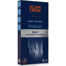 Voks Hair Crew Body Hair Removal Wax Strips 20-pack