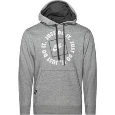 Nike hoodie Nike Just Do It Fleece Hoodie - Grey/White