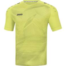 JAKO Premium Short Sleeve Jersey Men - Bright Yellow/Anthracite