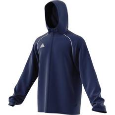 Adidas Men Rain Clothes adidas Core 18 Rain Jacket Men - Dark Blue/White