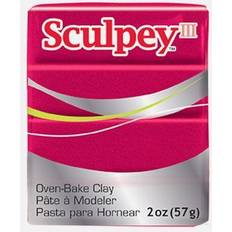 Clay Sculpey III Polymer Clay Red 57g