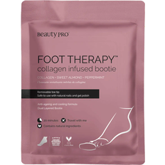 Dermatologisch getestet Fußmasken Beauty Pro Foot Therapy Collagen Infused Bootie with Removable Toe Tip 17ml