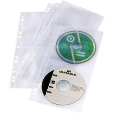 Oppbevaring dvd Kontorartikler Durable CD/DVD Cover Light S