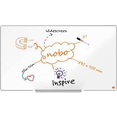 Magnetisch Whiteboards Nobo Impression Pro Widescreen Lacquered Steel Magnetic Whiteboard 50x89cm