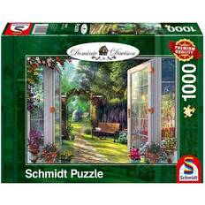 Schmidt Jigsaw Puzzles Schmidt View of the Enchanted Garden 1000 Pieces