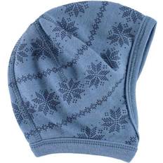 Druckknöpfe Mützen Joha Snowflake Baby Hat - Blue (97321-246-3083)