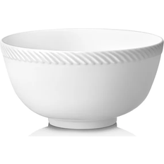 White Breakfast Bowls L'Objet Corde Breakfast Bowl 14cm 0.66L