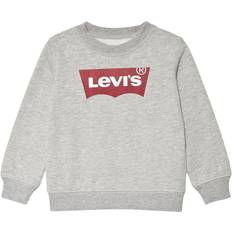 Grau Sweatshirts Levi's Teenager Batwing Crew Sweatshirt - Grey Heather/Grey (865800004)
