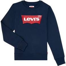 Blå Overdeler Levi's Teenager Batwing Crew Sweatshirt - Dress Blues/Blue (865800012)