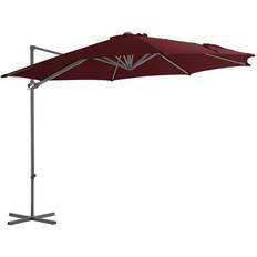 Røde Parasoll & Tilbehør vidaXL Cantilever Umbrella with Steel Pole 312312 300cm
