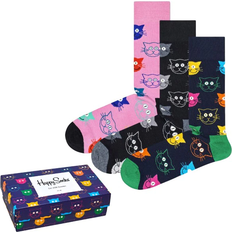Happy Socks Bekleidung Happy Socks Mixed Cat Socks Gift Box 3-pack - Multicolored