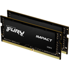 64 GB - DDR4 RAM Memory Kingston Fury Impact SO-DIMM DDR4 3200MHz 2x32GB (KF432S20IBK2/64)