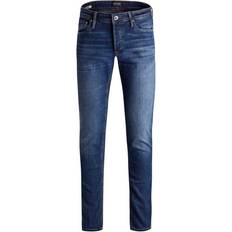 Knöpfe Hosen Jack & Jones Boy's Glenn Original Slim Fit Jeans - Blue Denim (12181893)