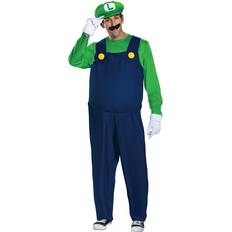 Decades Costumes Nintendo Luigi Deluxe Masquerade Costume