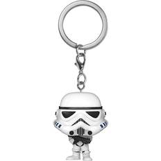 Hvite Nøkkelringer Star Wars Stormtrooper Pop Keychain