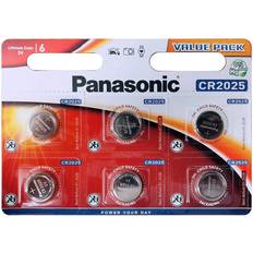Panasonic CR2025 6-pack