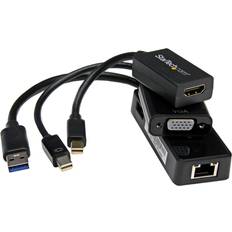 StarTech 2USB A/2Mini DisplayPort-HDMI/VGA/RJ45 M-F 3.0 Adapter