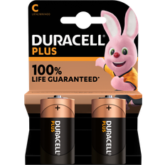 Duracell C (LR14) Batterier & Ladere Duracell C Plus 2-pack