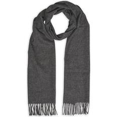 Dame - Grå Skjerf & Sjal Gant Solid Wool Scarf - Charcoal Melange