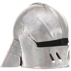 vidaXL Knight Helmet for Role-Playing Games Antique Steel
