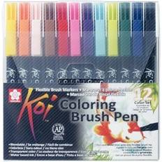 Vannbasert Penseltusjer Sakura Koi Colouring Brush Pen 12-pack