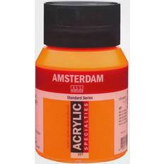 Oransje Akrylmaling Amsterdam Standard Series Acrylic Jar Reflex Orange 500ml