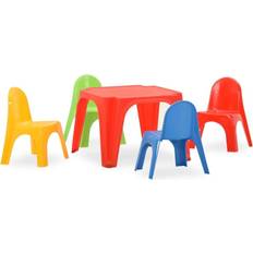 Mehrfarbig Möbel-Sets vidaXL Children's Table and Chair Set PP