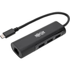 Tripp Lite USB C-RJ45/3USB A M-F Adapter